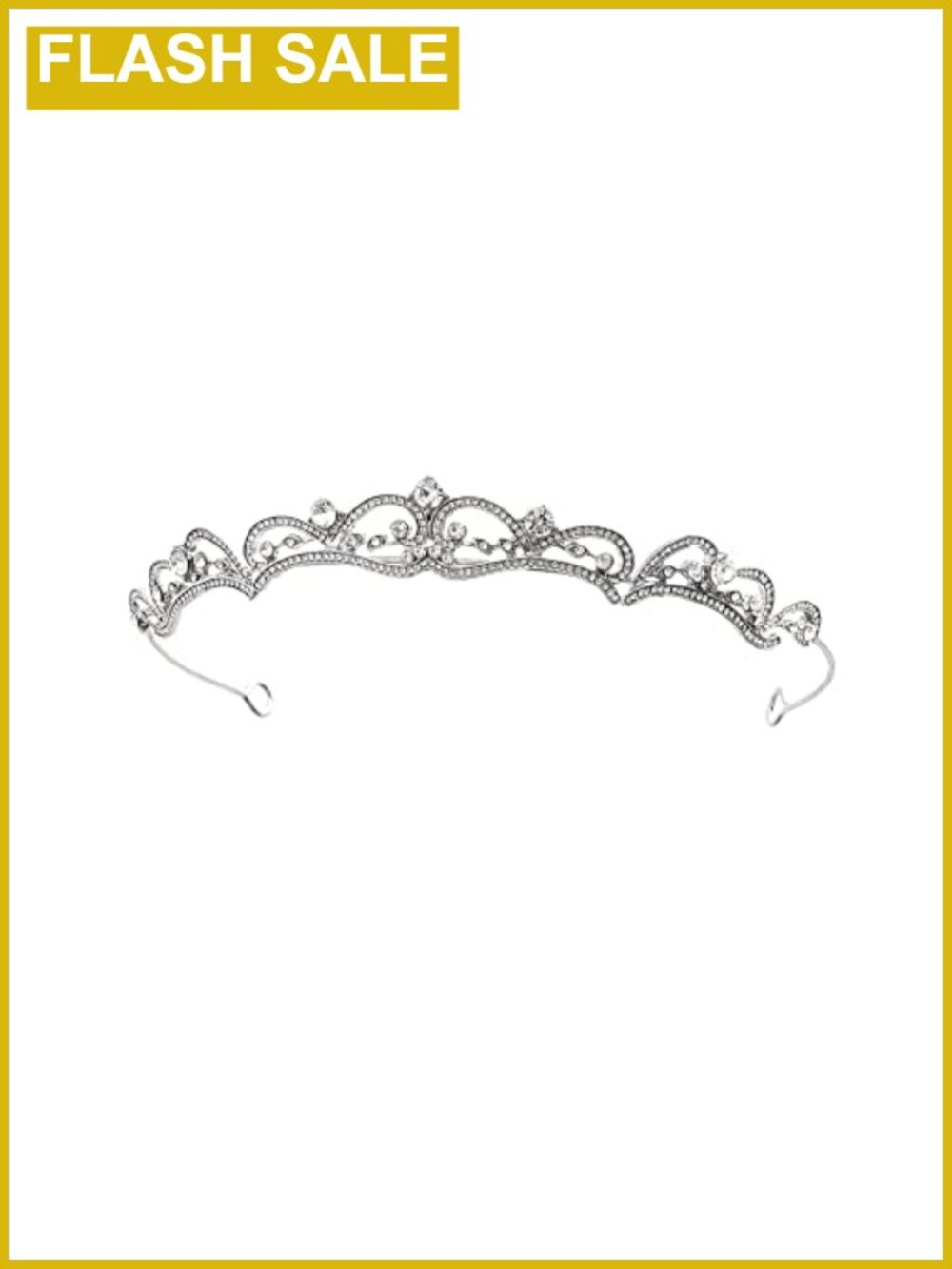 Rhinestone Crystal Bridal Tiara Princess Crown for Women & Girls - Birthday